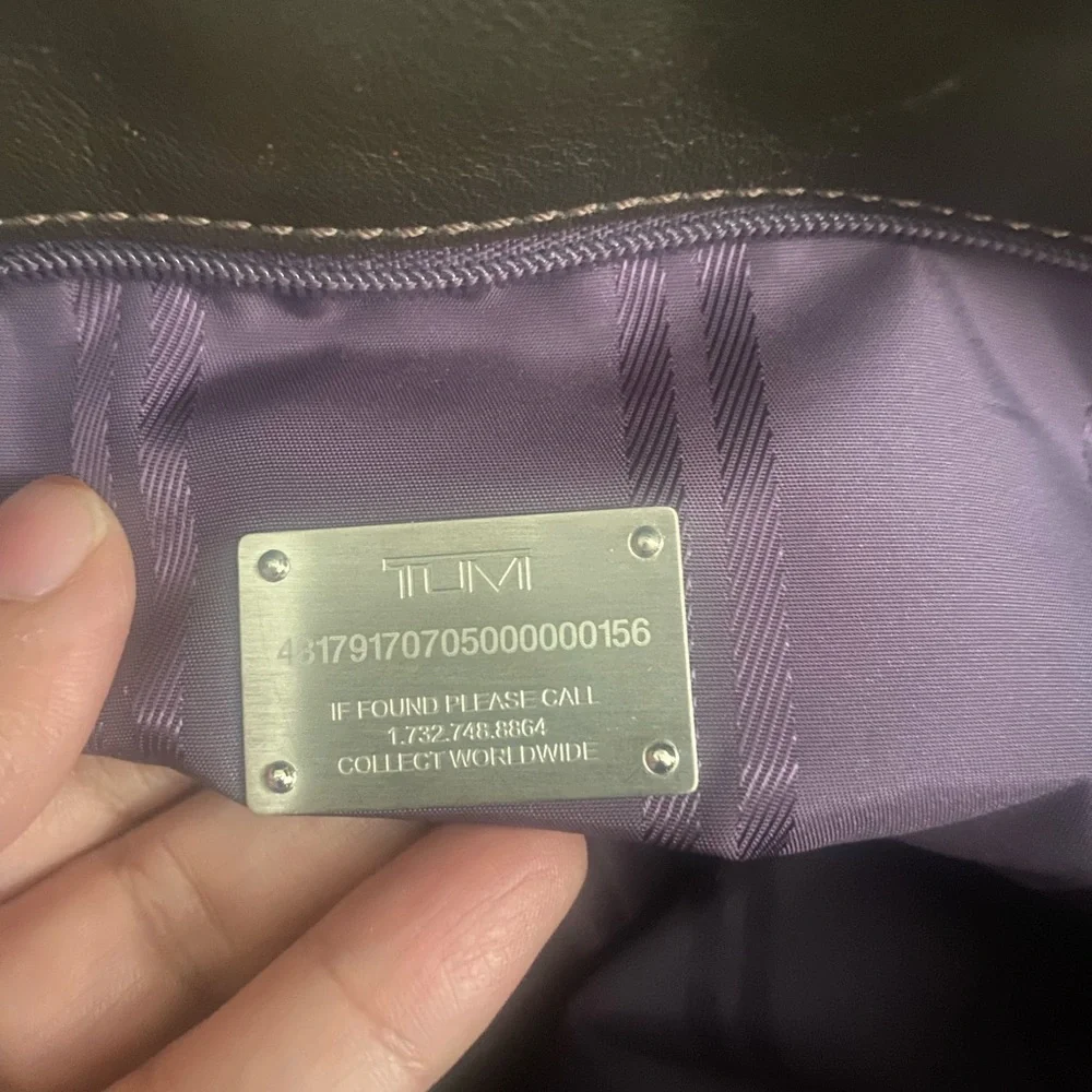tumi academy travel briefcase bag